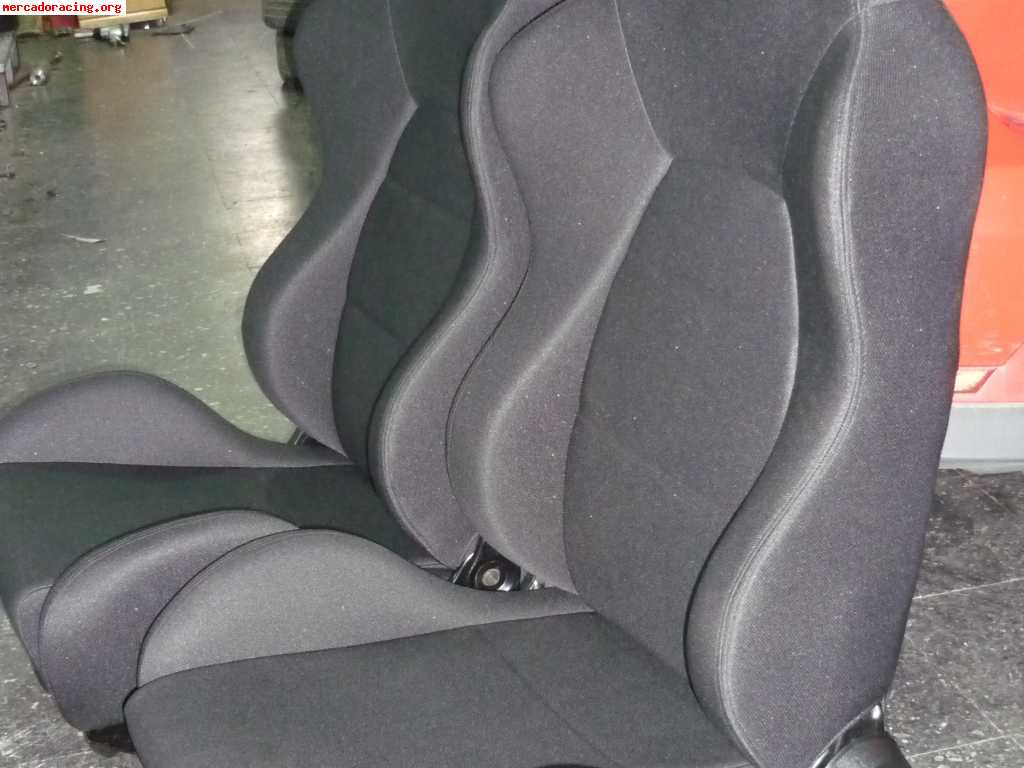 Vendo pareja de asientos reclinable replica recaro