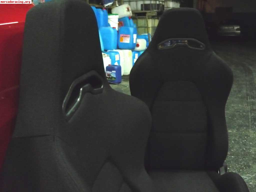 Vendo pareja de asientos reclinable replica recaro