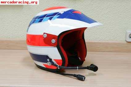 Casco sparco pro jet color.+ centralita.(foto)