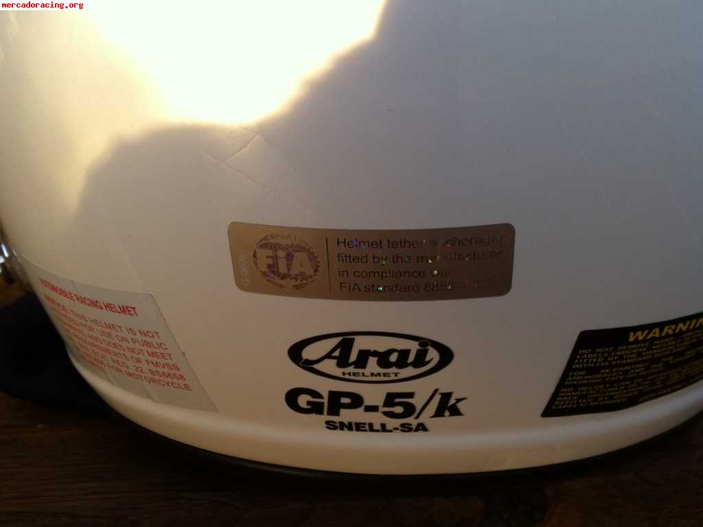 Casco arai gp5-k