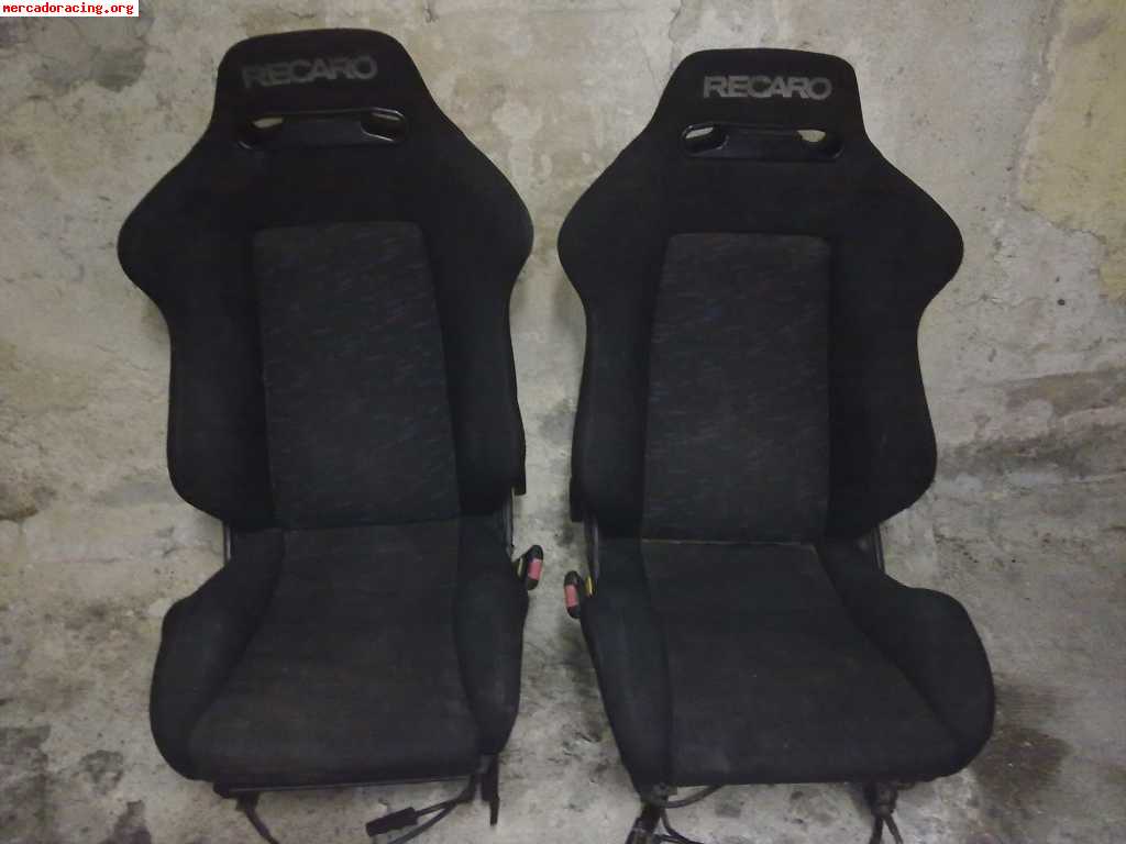 Asientos recaro   carrileras para opel astra,kadett