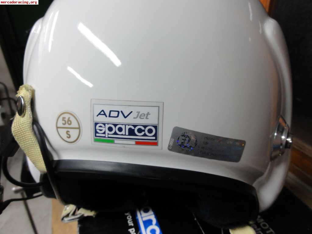 Casco sparco adv-ji con peltor 