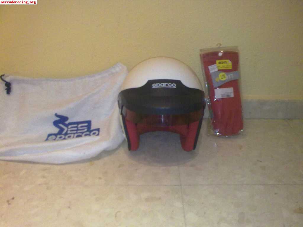 Vendo casco y guantes 