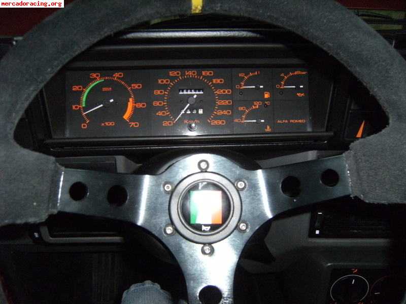 Volante turini piel invertida  (nuevo )