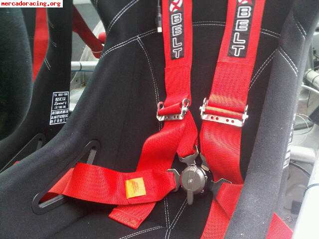 Vendo 2 arnes 4 puntos sparco 2011 y belt