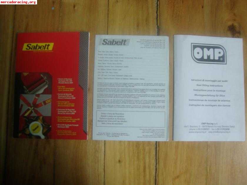 Vendo baquet omp trs y regalo base , tornilleria y arnes sab