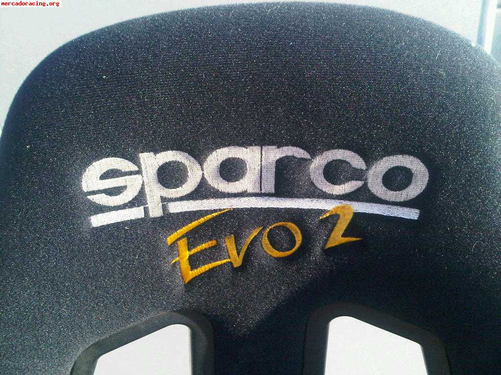 Baquets sparco evo ii homologado hasta 2o13