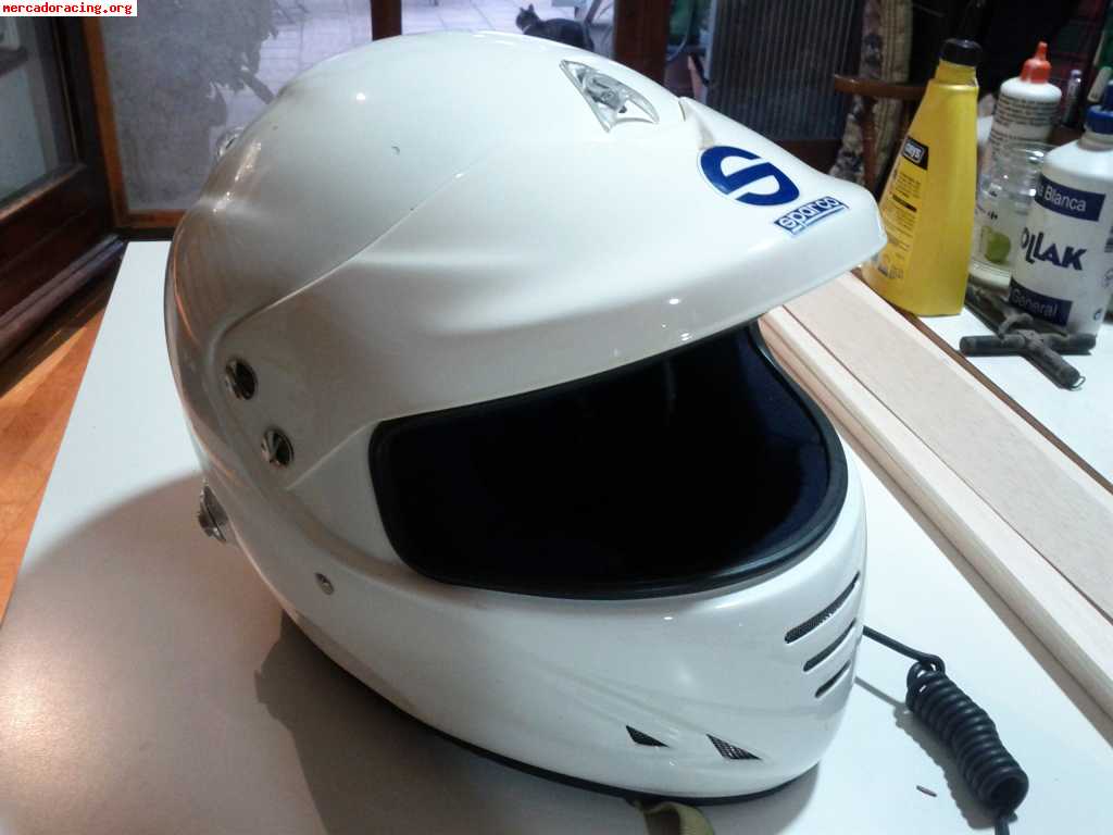 Vendo casco y hans