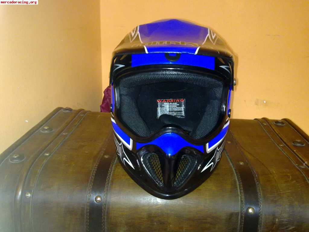 Casco motocros niño