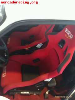 Vendo 2 bacquets sparco pro 2000 rojos