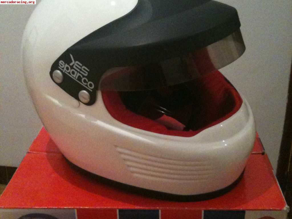 Vendo casco integral sparco top race y 2 cascos premier nuev