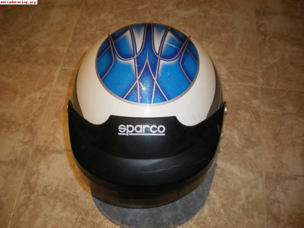 Vendo casco sparco y ropa ignifuga como nueva