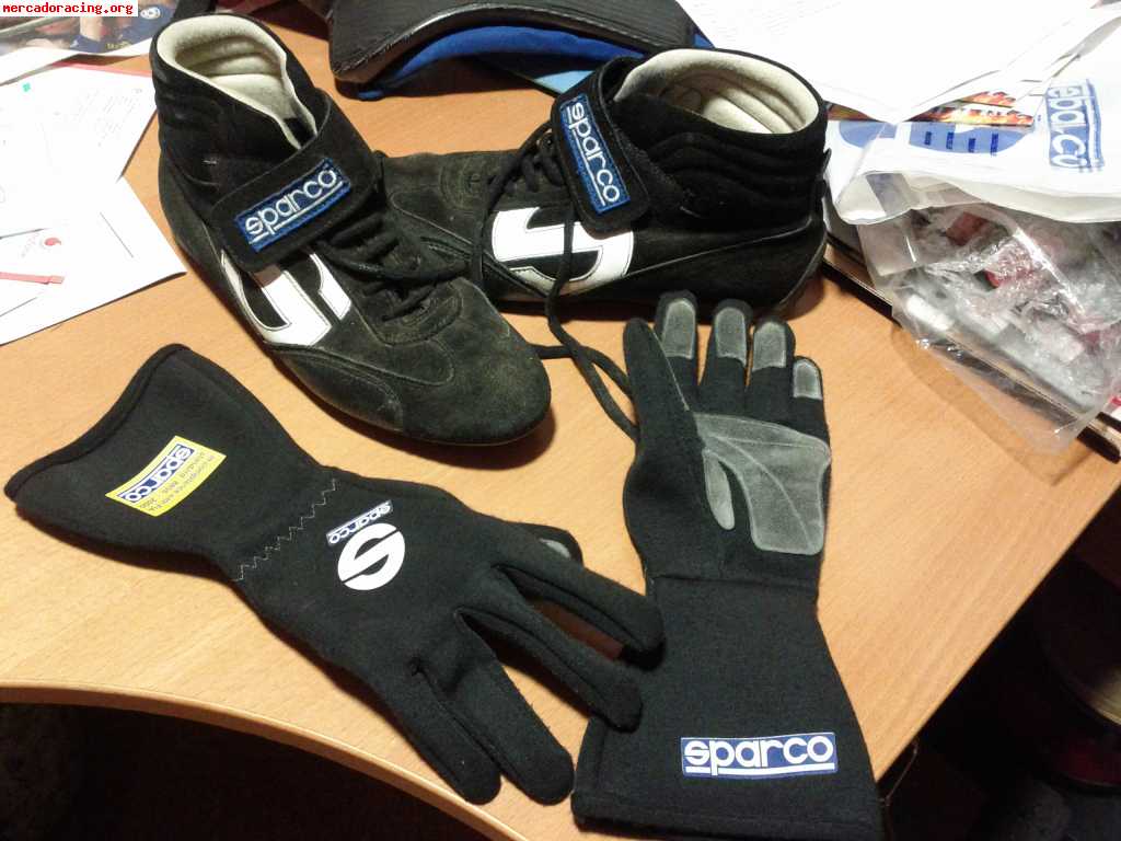 Venta mono sabelt, botines sparco y ropa ignífuga