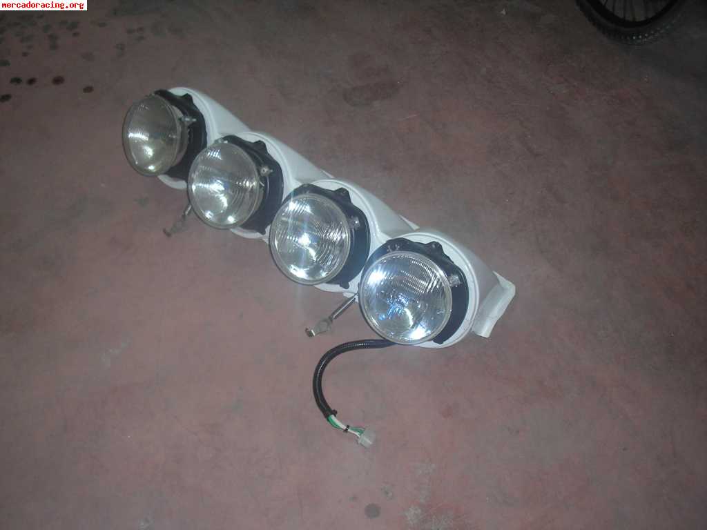 Se vende parrilla de faros, backet, arnes...