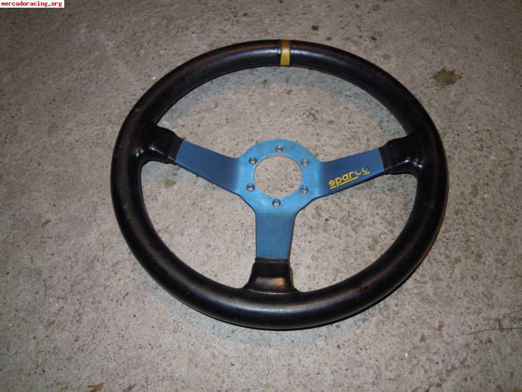 Vendo volante sparco con piña para peugeot citroen