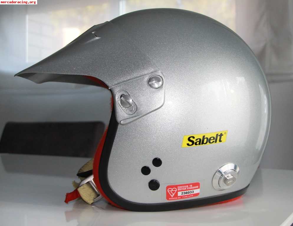 Vendo casco sabelt trophy clip hans 