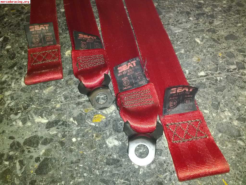 Vendo cinturones ibiza rojos