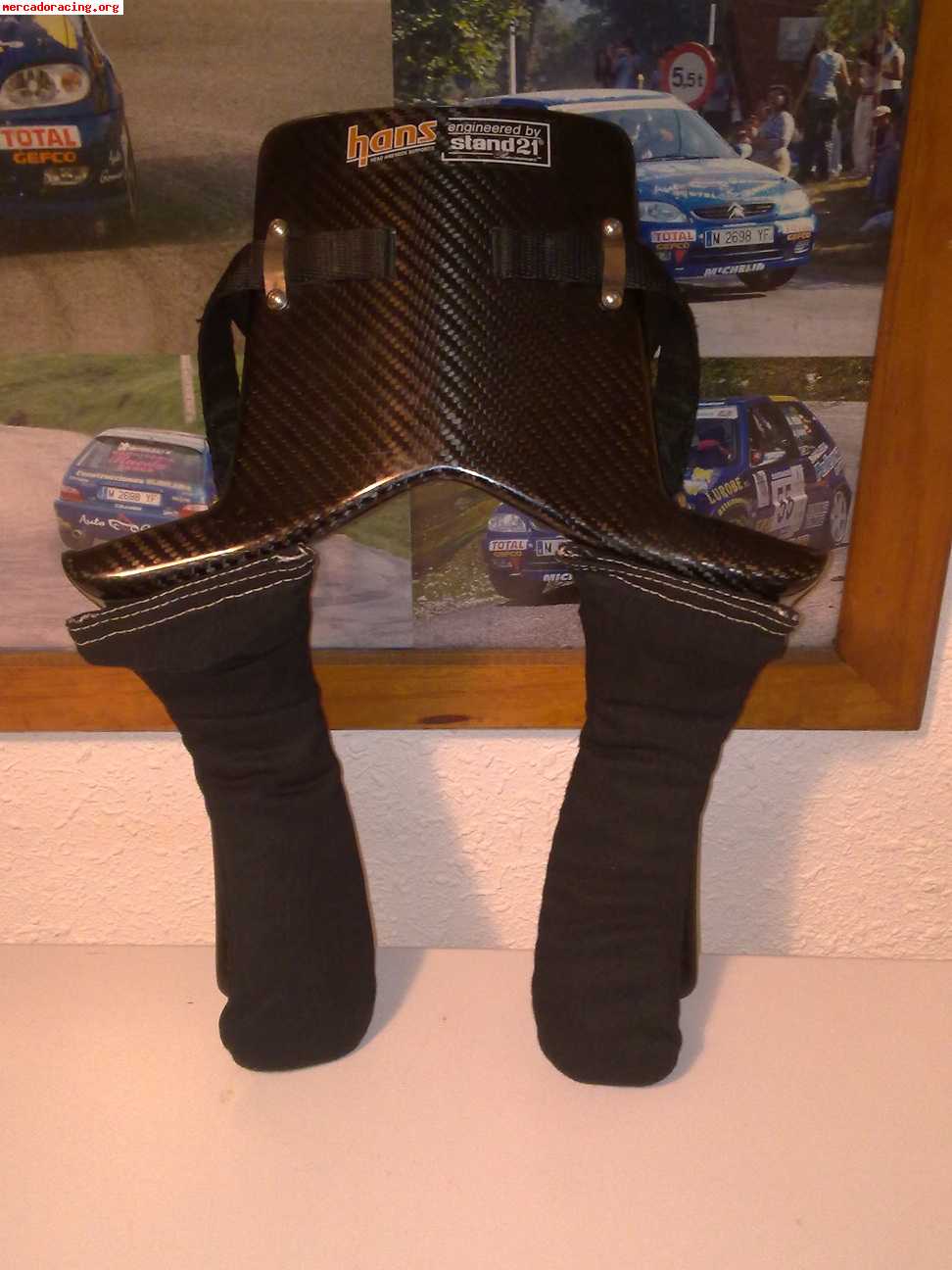 Vendo mono y hans de rallyes