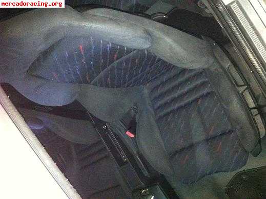 Interior asientos semi baquet backet bmw m3 e36 alcantara