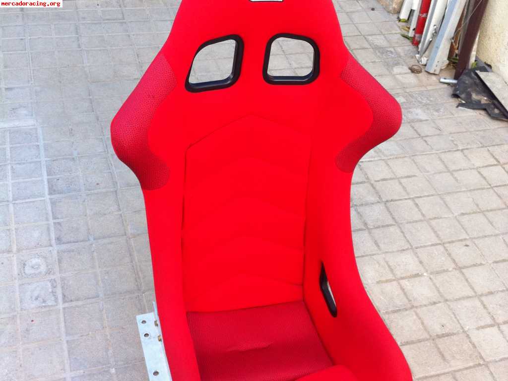 Backets asientos omp wrc nuevos con fijaciones