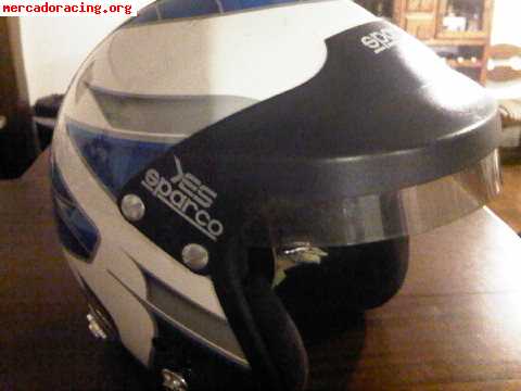 Casco sparco homologado con hans