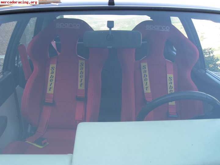 Vendo baquets sparco reclinables con arneses 