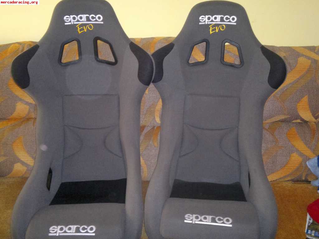 Pareja baquets sparco evo carbono fia 2015 sin usar 1300 eur