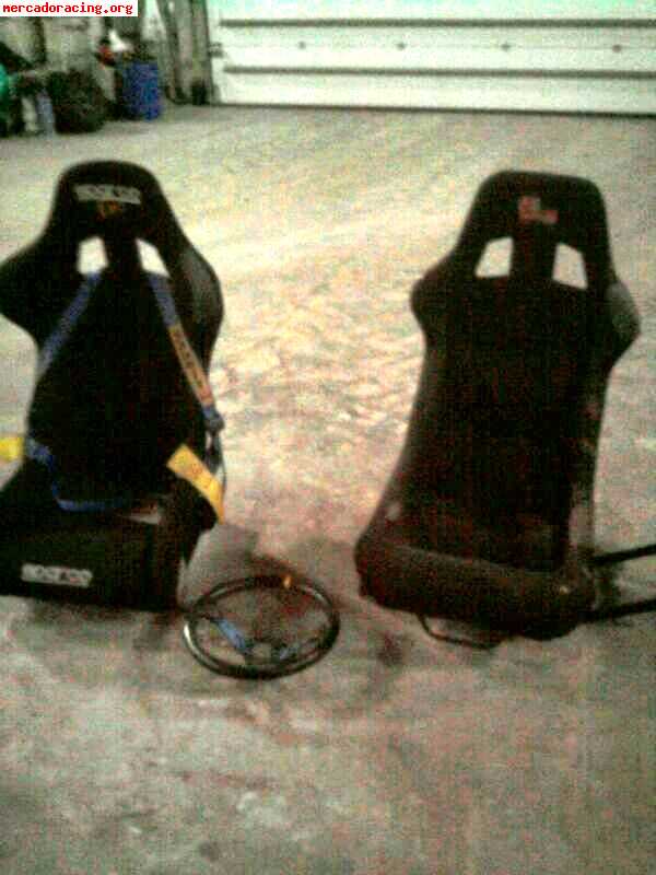 Se vende backet sparco evo   arnes sabelt   volante omp   ba