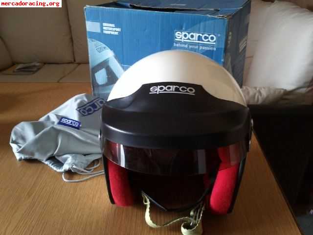 Vendo casco sparco jet seminuebo