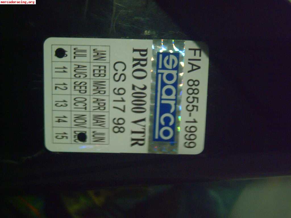 2 bakets sparco pro 2000