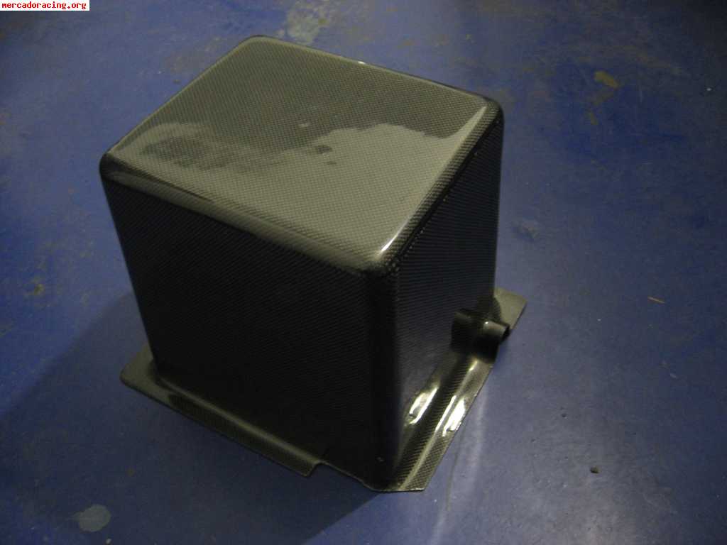 Caja cubre bateria carbono