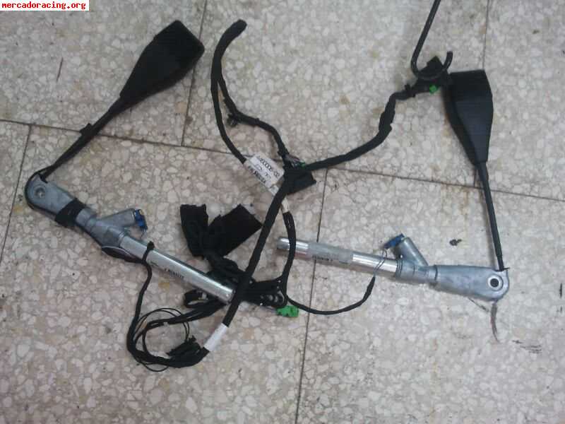 Bases/carrileras recaro y pretensores megane sport r26