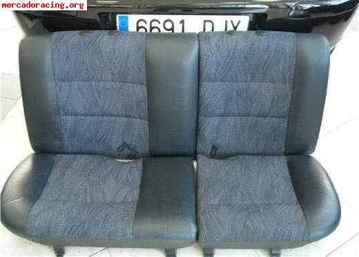Asientos renault clio fase 1 16v de cuero.