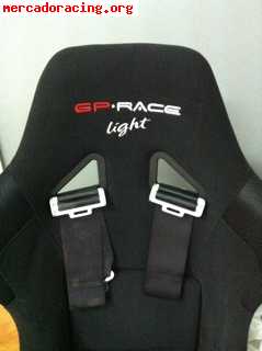 Baquet gp racing (con homologación fia   arnes 5 puntos 220€