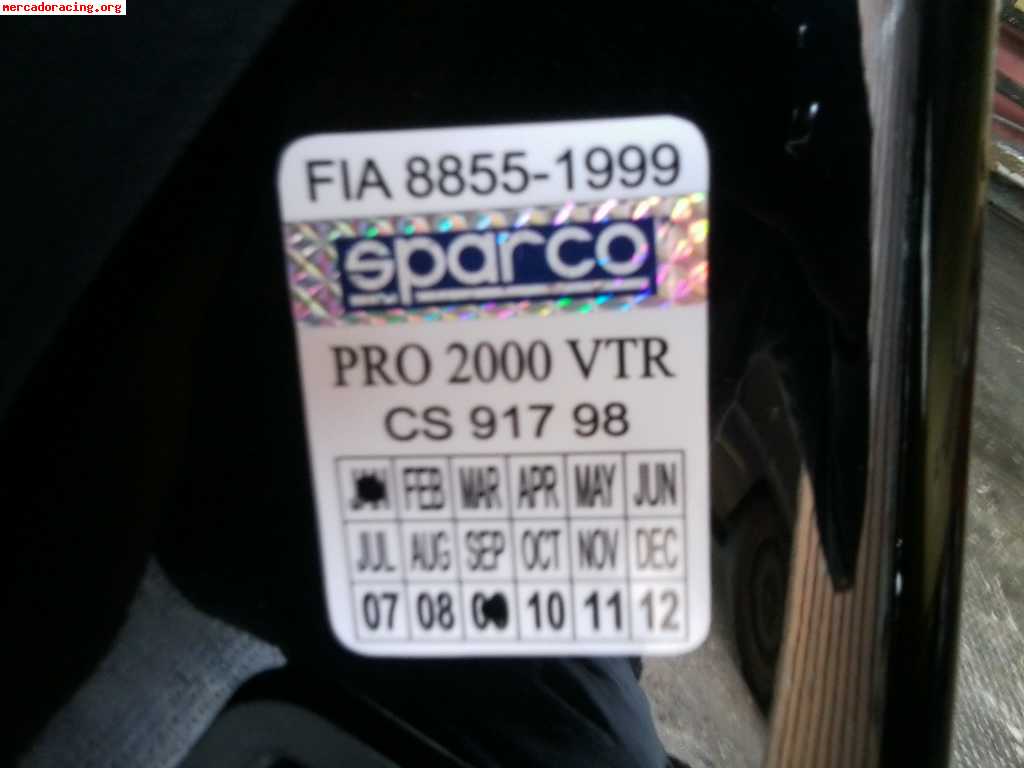 Vendo 2 backets sparco por 2000