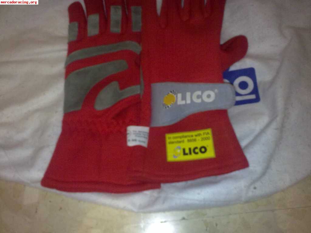 Casco  sparco y guantes 