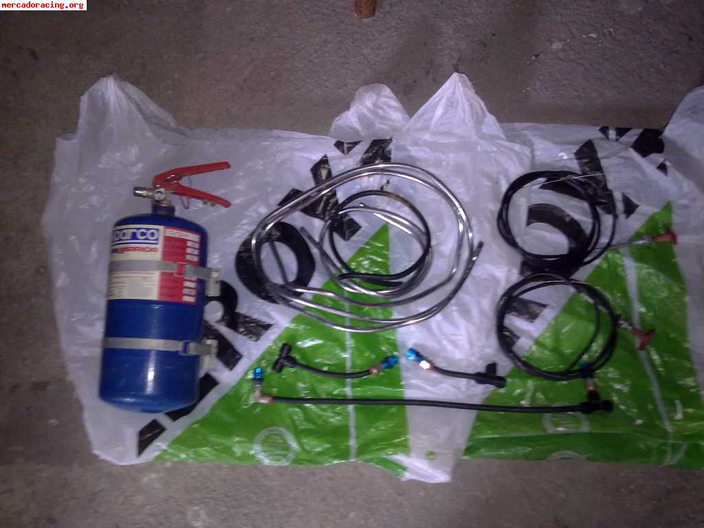 Extincion / desplazador / piña /bases backet