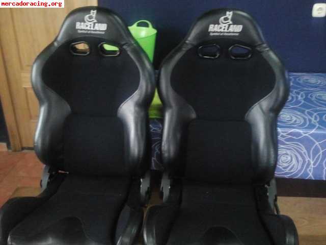 Vendo dos bacquets raceland