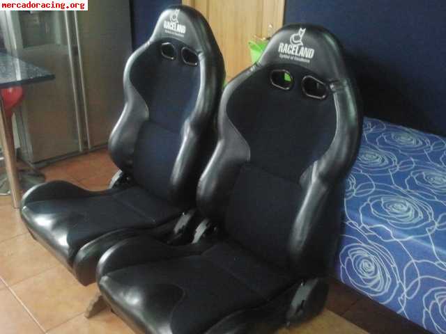 Vendo dos bacquets raceland