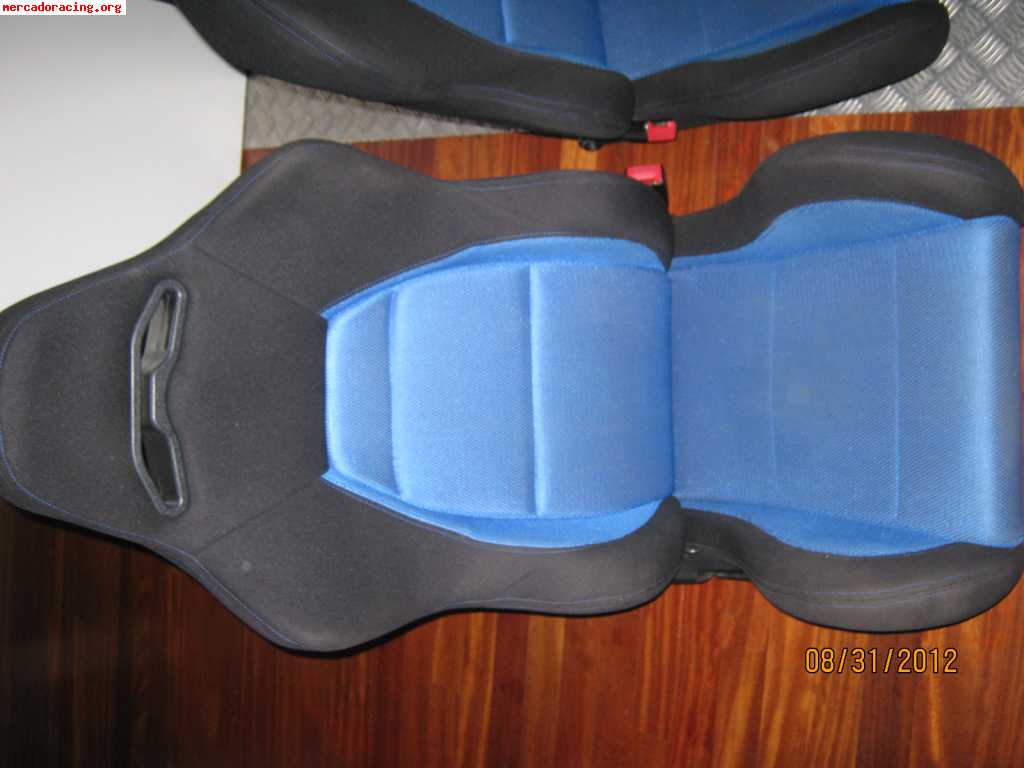 Semibaquets reclinables bacquets