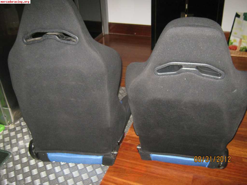 Semibaquets reclinables bacquets