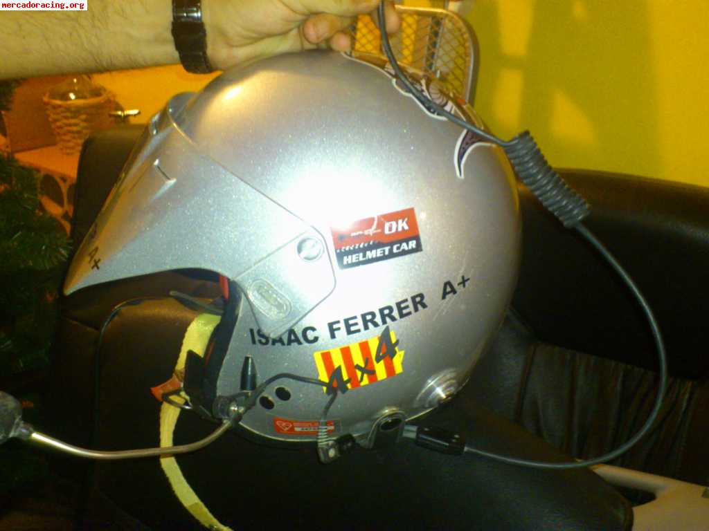 Vendo pack completo competición (baquet, casco, hans, ropa i
