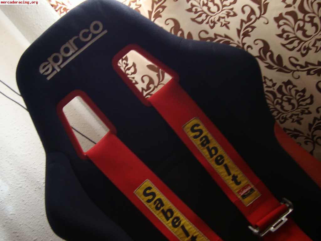 Bacquet sparco   arneses sabelt