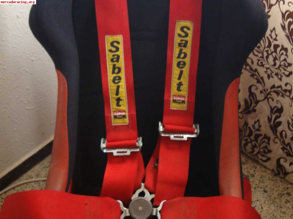 Bacquet sparco   arneses sabelt