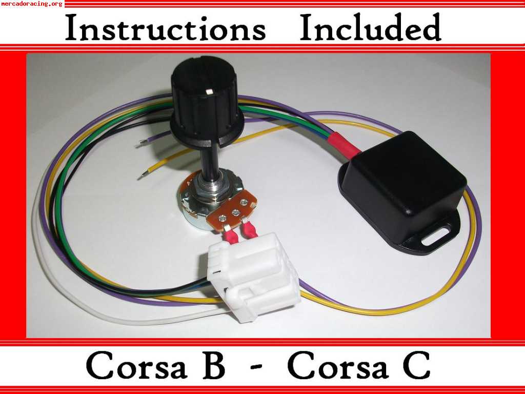 Corsa b c – controlador de servodirección eléctrica – conect