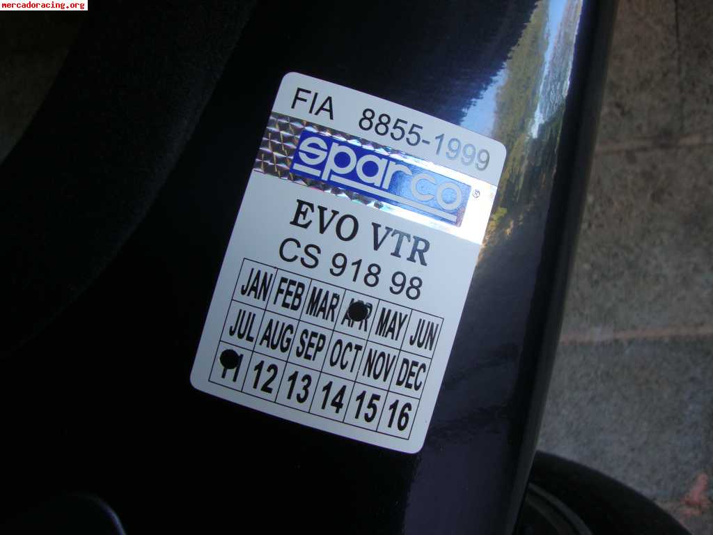 Vendo baket sparco evo
