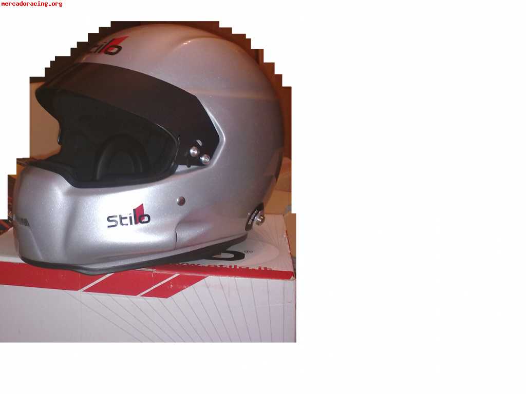 Casco stilo st4 y hans carbono