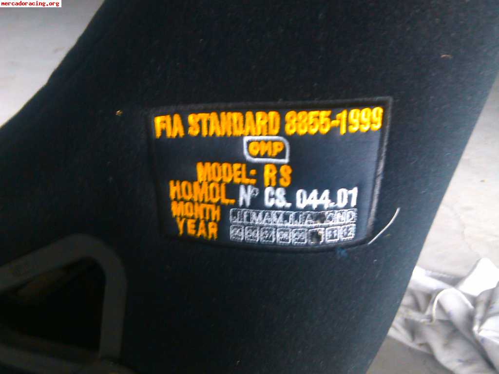 Omp rs con homologación fia vigente. urge.