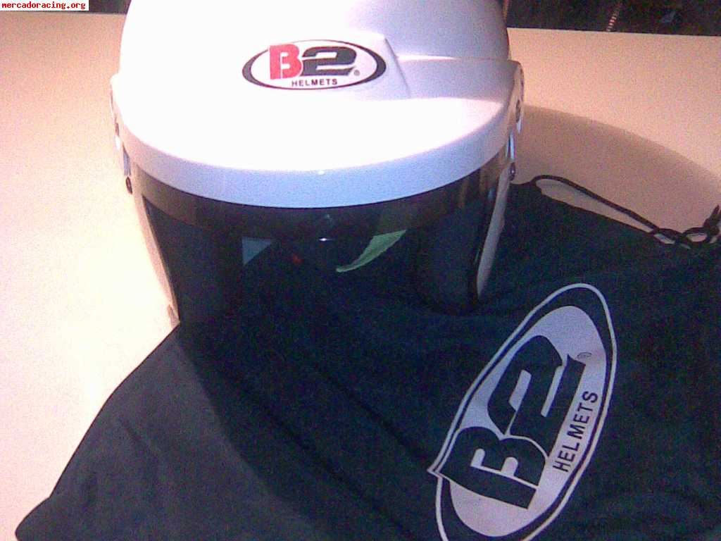 Casque b2 racing jet hans