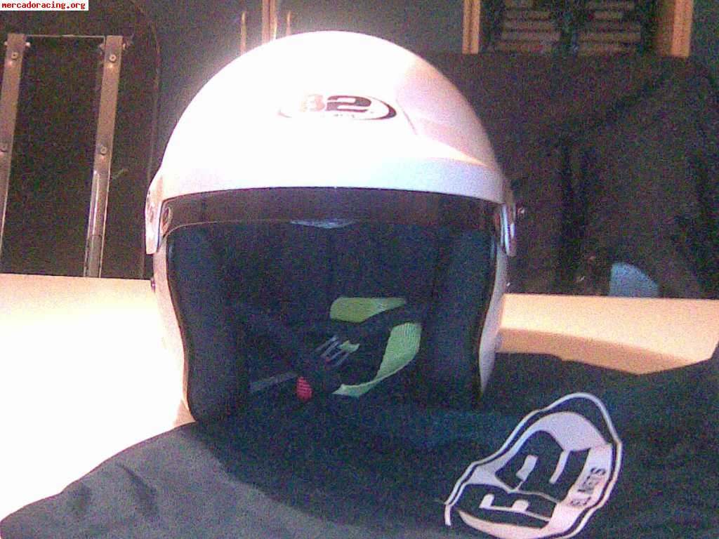Casque b2 racing jet hans